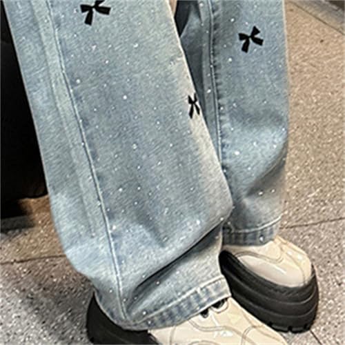 Coupe ample jean large enfant garçon jambes larges effet usé - 5