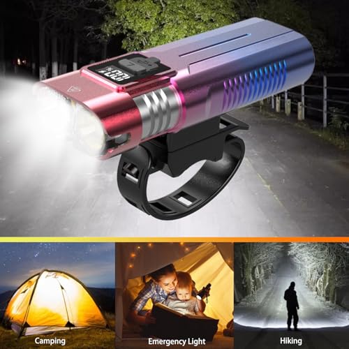 Faro LED impermeable para asfalto oscuro con luz de scooter de 4 modos 7