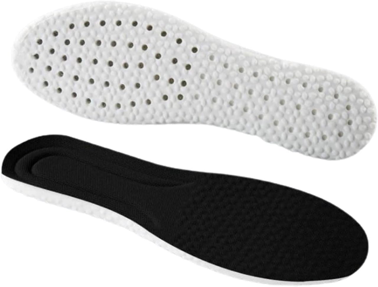 BLINEBLINE Elastic Shock Absorbing Height Increasing Sports Shoe Insoles for Men and Women Cuttable Soft Breathable Honeycomb Orthotic Replacement Inserts Insoles (1 Pair)