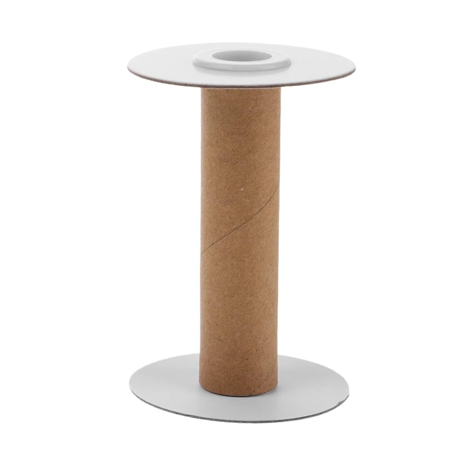 AXVOLA Empty Paper Spool 5Pcs Winding Spools Wear Resistant Paper Plastic Sewing Bobbins Home DIY Craft Organizer Spool Ribbon Storage