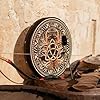 Shamanic Drum - Handcrafted Deer Leather Drum, Traditional Ritual Instrument | Sacred Celtic with Stick |Sound Healing Tool for Spiritual Music Chakra Balance Reflection Meditation Healing #3