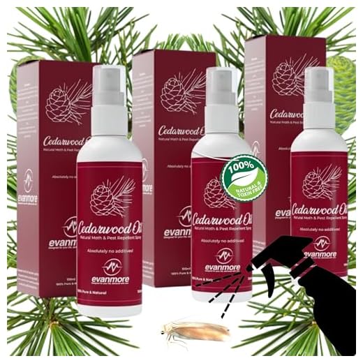 Natural Cedarwood Oil Moth Repellent Spray