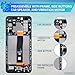 BESJMYT for Samsung Galaxy A32 5G Screen Replacement LCD Display Touch Digitizer Full Assembly with Frame Side Button Ear Speaker Vibration Motor Glass Repair Tools Kit SM-A326U SM-A326U1