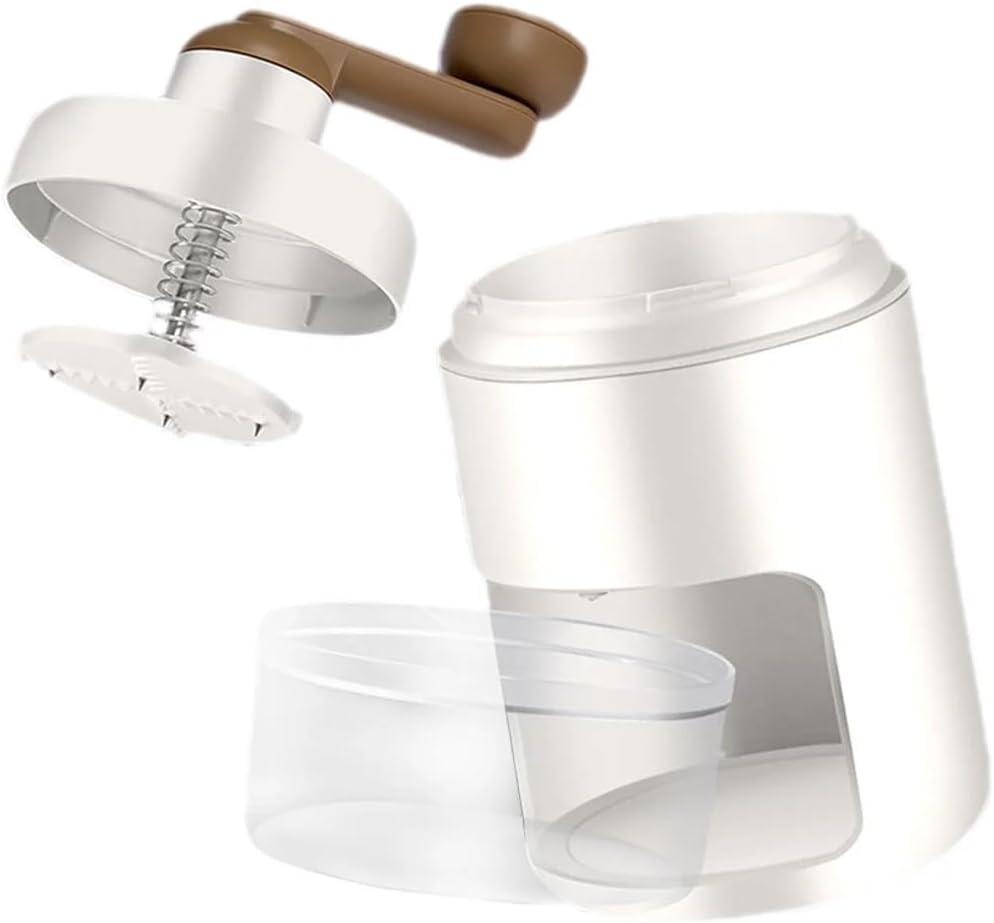 2025 New Arrival Household Mini Ice Shaver Crusher, Manual Ice Crusher for Snow Cones and Slushies, Portable Smoothie Maker (1Pcs-2)