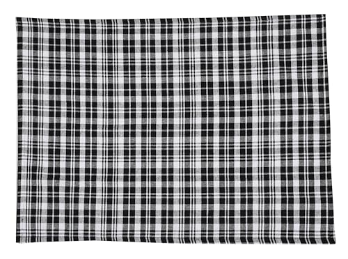 Image of Crazy Weaves 100% Pure Cotton Hand Towel, Face Towel, Daily Use Towel, Lunch Towel, Pack of 4 (18 inch x 24 inch) - Good Time White