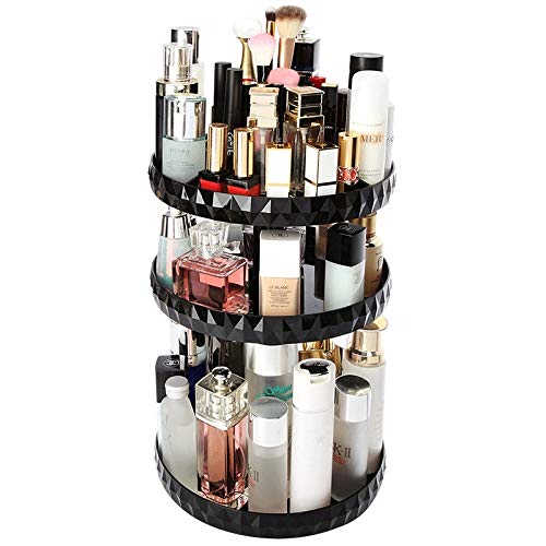 Estante de Maquillaje Estante Caja de Almacenamiento cosmético Dormitorio Estante Giratorio Escritorio acrílico Multicapa