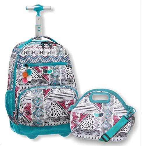 Mochila Juvenil Rodinha G Notebook Tribal Alumínio Lancheira