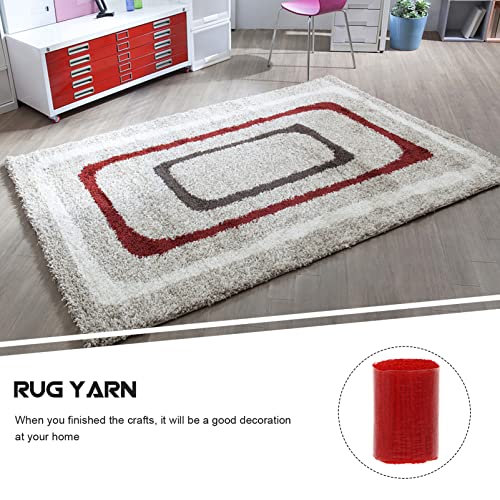 Artibetter 10 Rolls Latch Hook Yarn Precut Rug Yarn Tapestry Yarn Threads For Diy Craft Sewing Knitting Yarn Latch Hook Supplies Red #TOP4