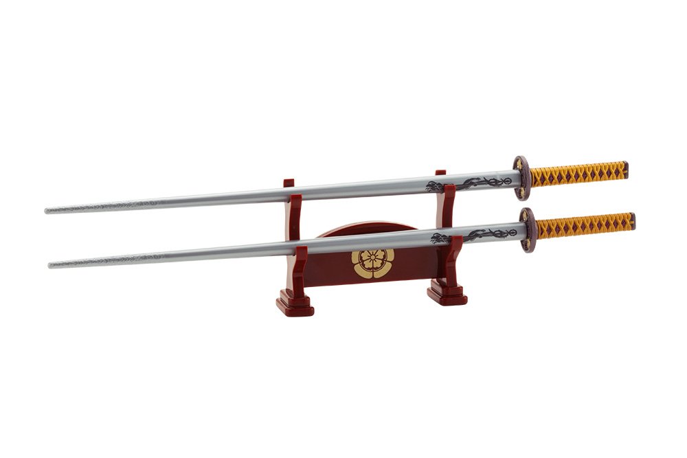 Baguettes japonaises de prestige Samurai Oda Nobunaga en bois noble import direct