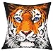 Vervaco Cojín de Punto de Cruz, Tigre, Algodón, écru, 18.4 x 0.6 x 9.6 cm