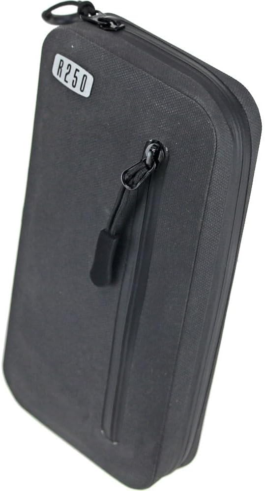 アールニーゴーマル(R250) 防水スマートライドポーチ スーパーDX2 ブラック W小銭入れ スモール