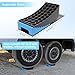 CirclrRoad RV Levelers, Heavy Duty RV Ramps for Leveling, Camper Wheel Levelers, Trailer Leveling Up to 35,000 lbs with Rubber Anti-Skid Pads and Storage Carrying Bag