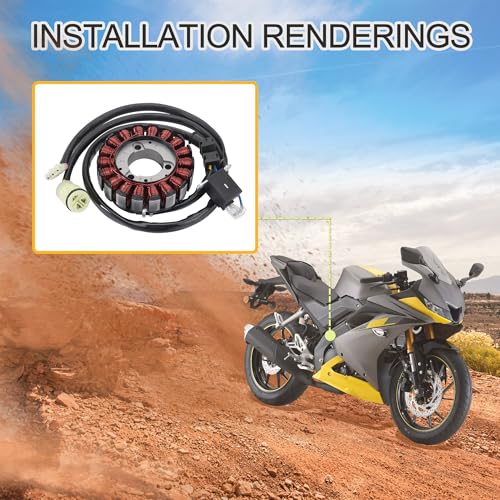 Estator magneto GOOFIT que soluciona los fallos de encendido en tu moto Honda Trx300 Foreman 6