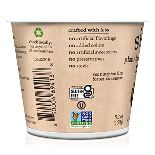 Siggi'S Plant-Based Coconut Blend, Raspberry, 5.3 Oz. Cup – Single Serving Dairy Free Snack thumb #8