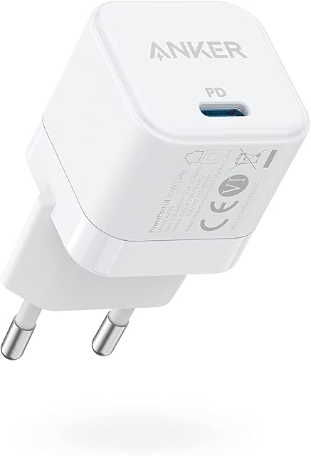 Anker PowerPort III 20 W USB-C zasilacz kostka do szybkiego ładowania, kompatybilny z iPhone 15/14/13/12, Galaxy, Pixel 4/3, iPad/iPad Mini, czarny (kabel do ładowania nie wchodzi w zakres dostawy)