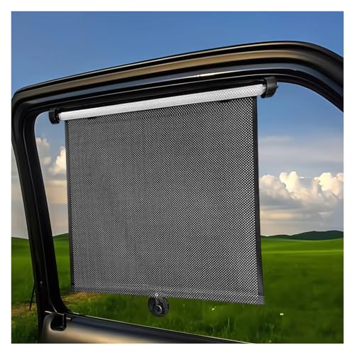 Pare-soleil rétractable pour voiture rideau de fenêtre latérale thermique à ventouse - 5
