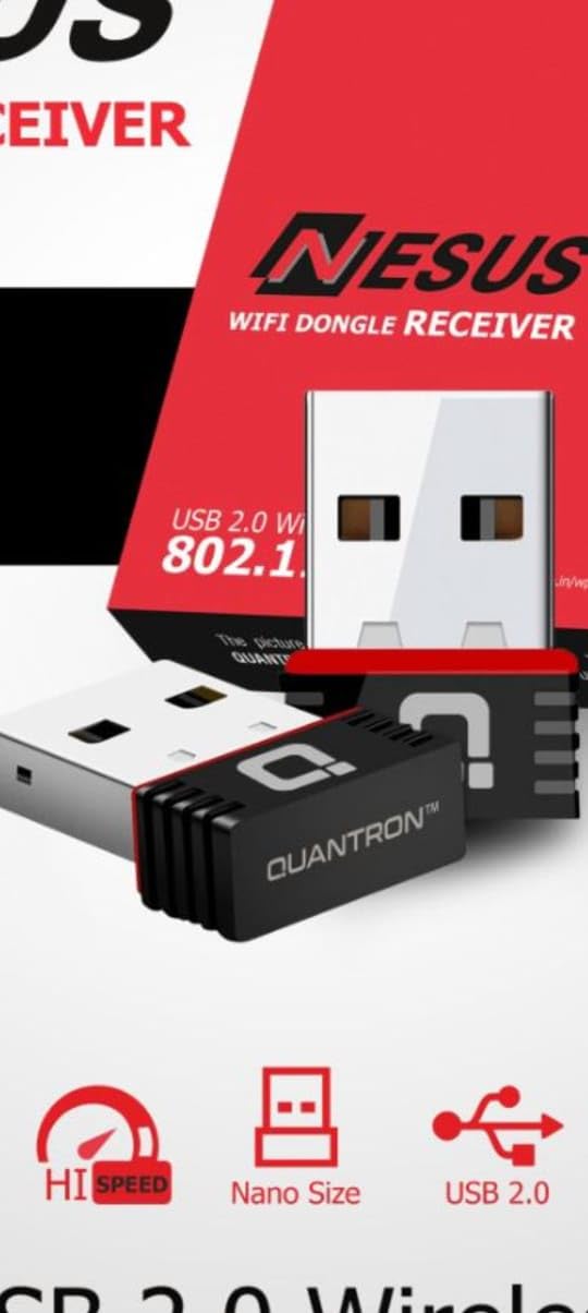 QUANTRON USB 2.0 Wireless Adapter, High-Speed Wi-Fi Dongle for Stable Wireless Network Connection-image-25
