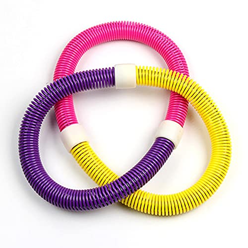 OUYAD Spring Hula Hoop, Comfortable, Environmentally Friendly Material, Foldable and Stretchable Suitable for: Adults and Students Size: 4242Cm