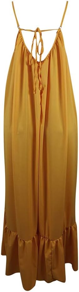 NaRHbrg Plus Size Women's Casual Loose Sundress Long Dress