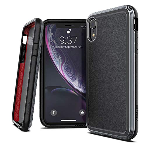 X-Doria Defense Ultra - Carcasa de Aluminio para Apple iPhone XR (Prueba de caída 4 m) Color Negro