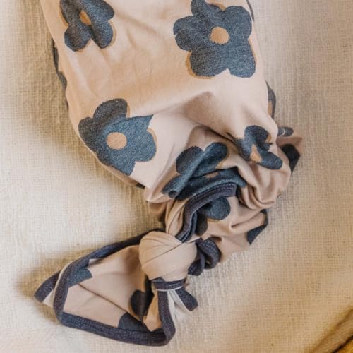 Copper Pearl Newborn Knotted Gown Gemma in Tan2