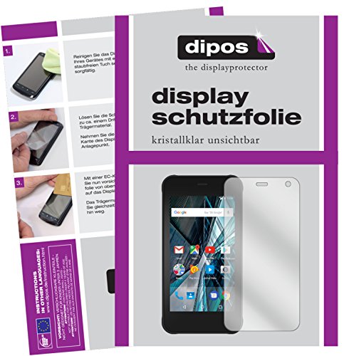 dipos I 6X Schutzfolie klar kompatibel mit Archos Sense 47X Folie Bildschirmschutzfolie