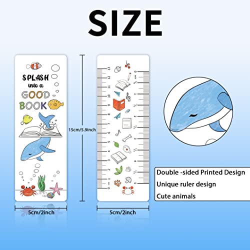 36 Pieces Diy Coloring Bookmarks Color Your Own Bookmarks Paper Reading Bookmarks,Double-Sided Cute Animals Bookmarks Cartoon Funny Bookmarks For Kids,Teachers, Students Classroom Rewards Supplies #TOP1