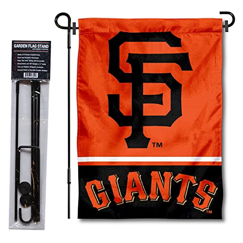San Francisco Giants Garden Flag with Stand Holder