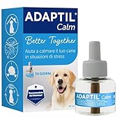 ADAPTIL® Calm – Ricarica 1 x 48 ml - Calmante per Cani, Feromoni Tranquillanti Antistress per Cani Iperattivi, Ansiosi, Rilassamento per Cani Momenti Stressanti