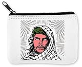 Größe: 12 x 8 cm Che Guevara Scarf T-Shirt Münzen Reißverschluss Geldbörse