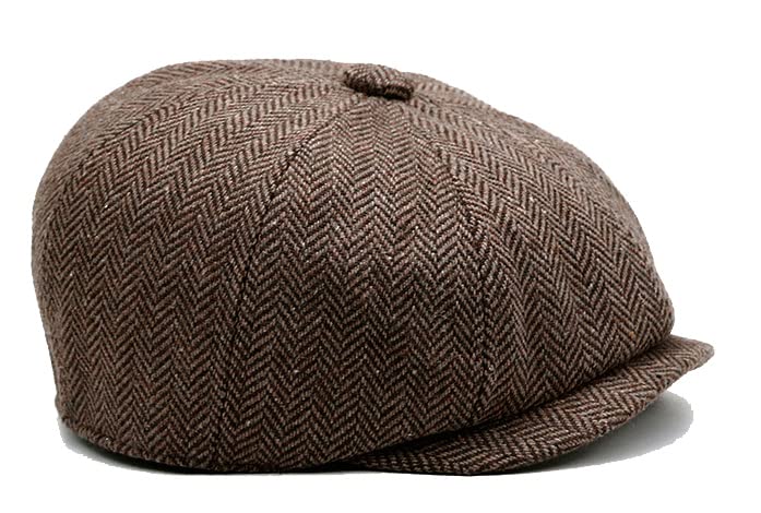 Boys Newsboy Cap Kids Flat Cap Vintage Herringbone Tweed Cabbie Hat for Girls Boys Pageboy Toddlers4
