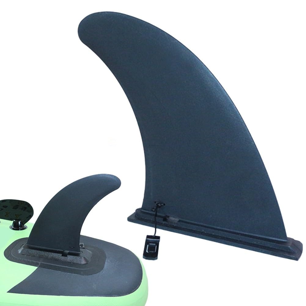 Vilgftyiet Kayak Tracking Fin Replacement – Nylon Skeg for Inflatable Kayaks, Canoes & Boats, 18.5 x 22 cm, Easy-Attach No-Tools Design