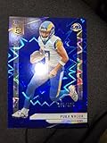 2024 ELITE FOOTBALL PUKA NACUA BLUE PRIZM EXPLOSION KABOOM RARE FOOTBALL CARD ONLY 875 MADE