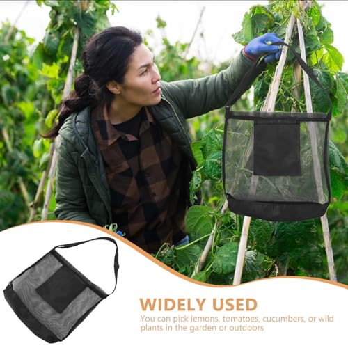 Bolsa de malla para setas UPKOCH con correa ajustable pack de 2 para senderismo 3