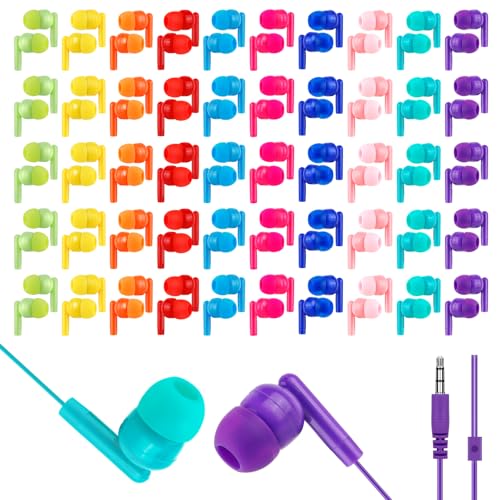 MENGLALA Kids Bulk Earbuds for Classroom 200 Pack,in-Ear...