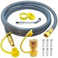 8216842R04 Natural Gas Conversion Kit Compatible with Char-Broil Commercial & Signature Series Dual Fuel Grill(2020-Newer),Propane to Natural Gas Conversion Kit with CSA Gas Hose & 3/8" Quick Connect.