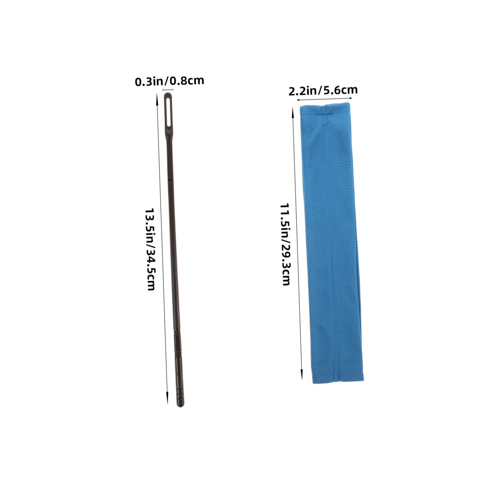 Toddmomy Flute Cleaning Cloth with Probing Rod for Efficient Instrument Care Durable and Soft Cleaning Cloth for Comprehensive Flute Maintenance