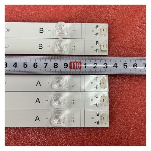 Tira de LED de retroiluminación para panel D58U660N1CW y JVC LT-58VA8035 2