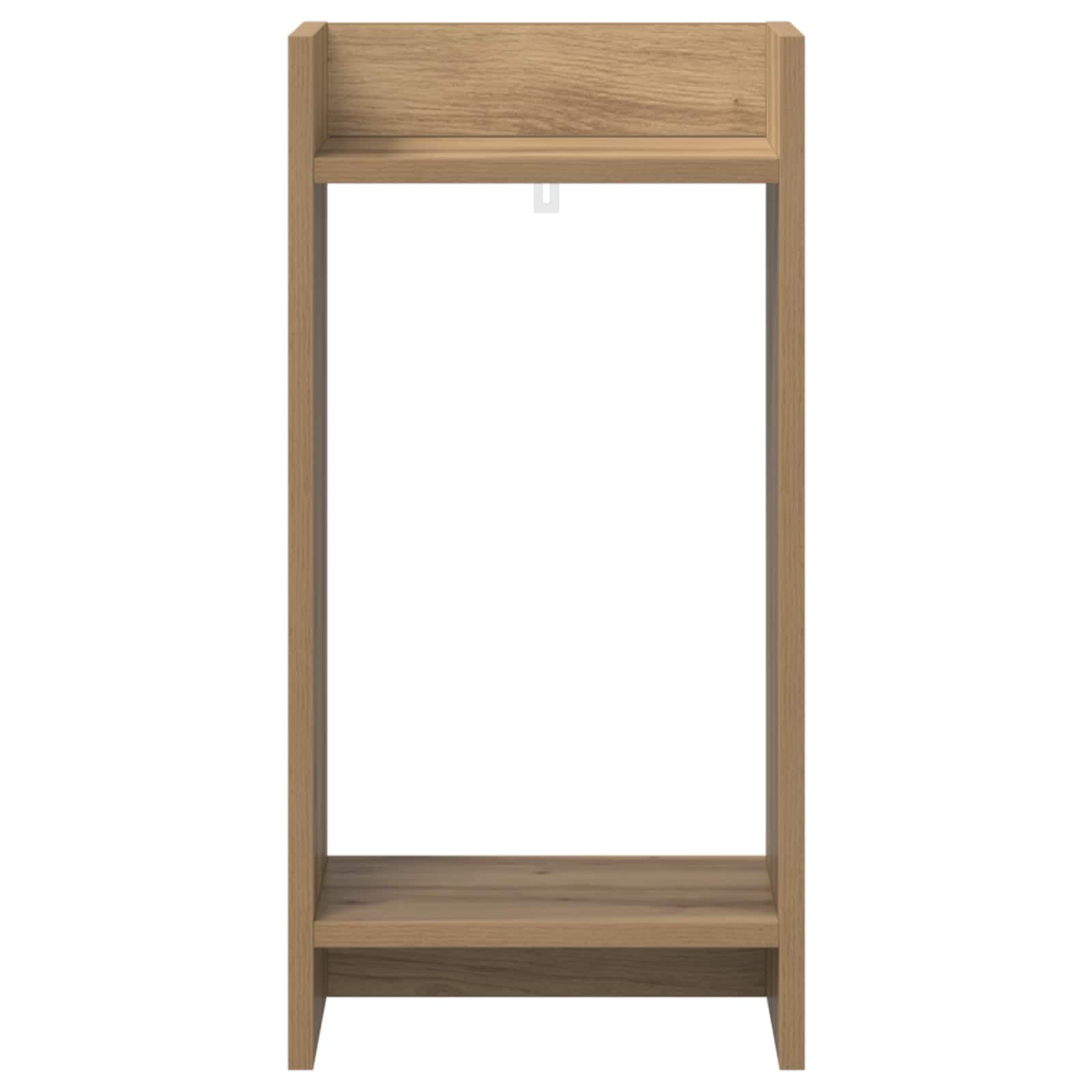 Pflanzenständer Artisan-Eiche Holzwerkstoff 30 x 30 x 60 cm mit 2 Regalen platzsparend für Zimmerpflanzen Blumentopf Dekoration Indoor und Balkon