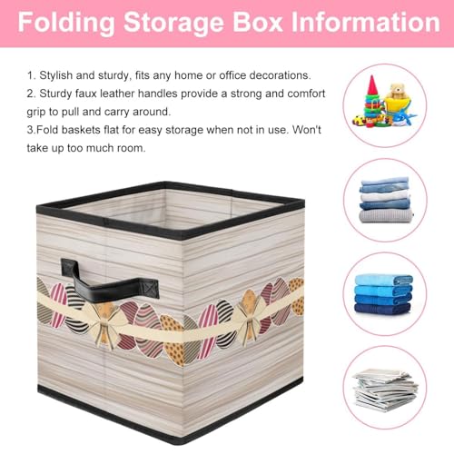 Boîte de rangement pliable contre le désordre des jouets et vêtements de chambre