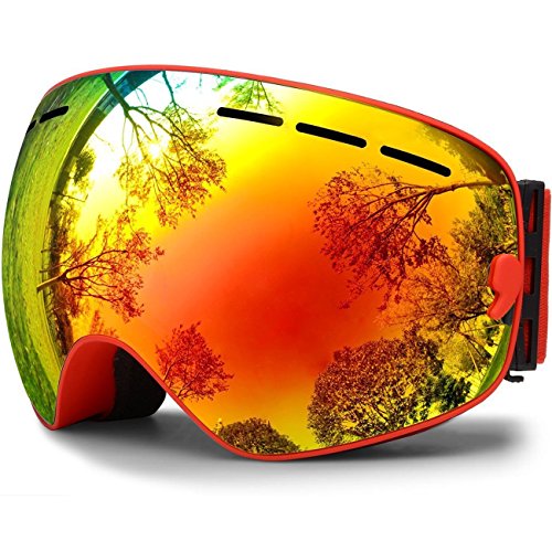 benice Snow Skate Ski Goggles,Snowboard Goggles for Winter Outdoor Sports OTG (Over The Glasses),UV Protection Anti-Fog for Kids and Adult…