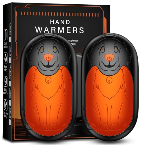 Rechargeable Hand Warmers 2-Pack with AI Control & 3 Temps