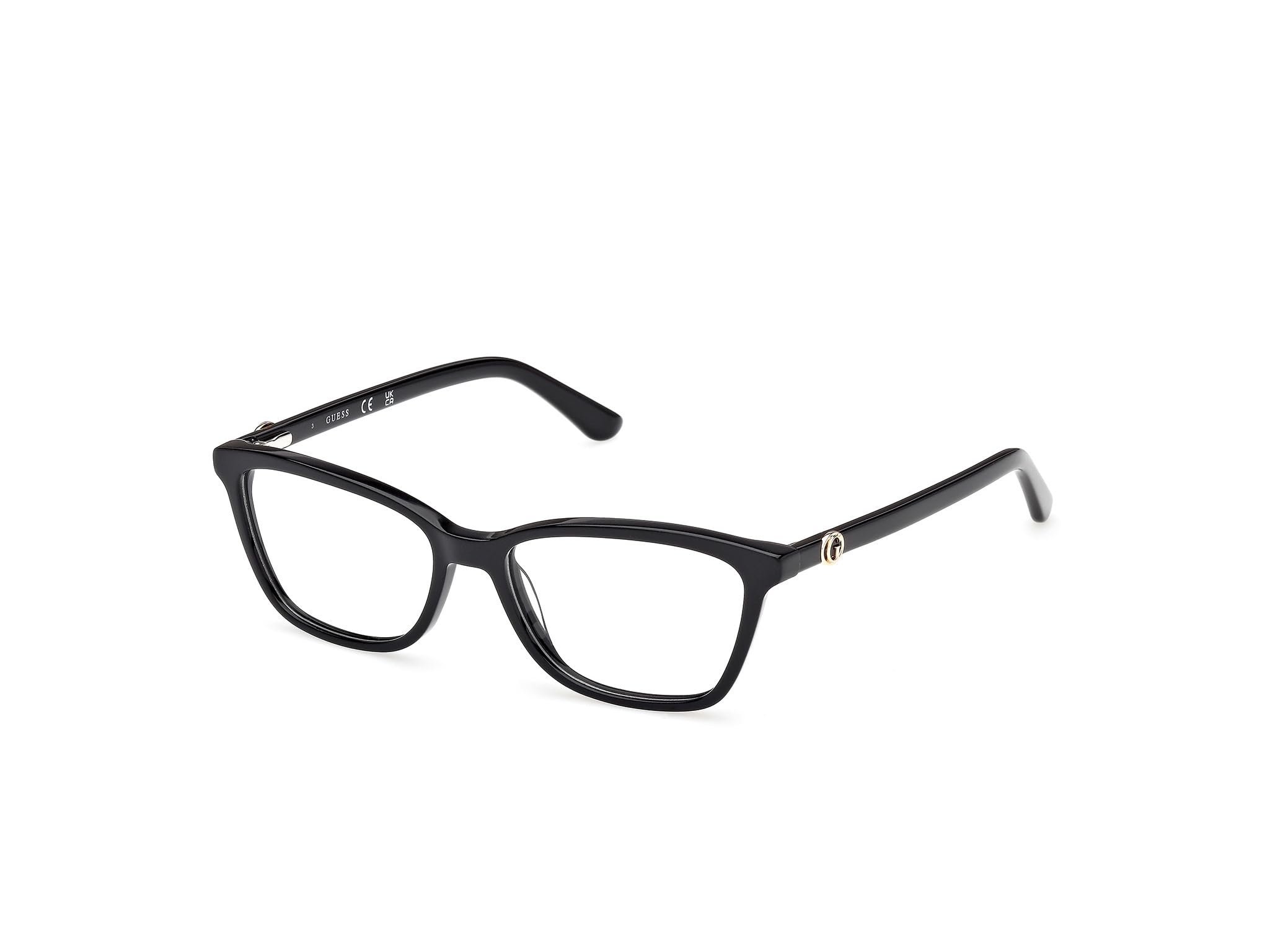 Guess Mujer Gu50310 Marcos para gafas recetadas, 001 Shiny Black, 50/15/140