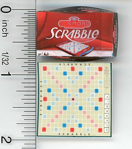 Cindi's Minis Dollhouse Miniature Famous Word Board Game