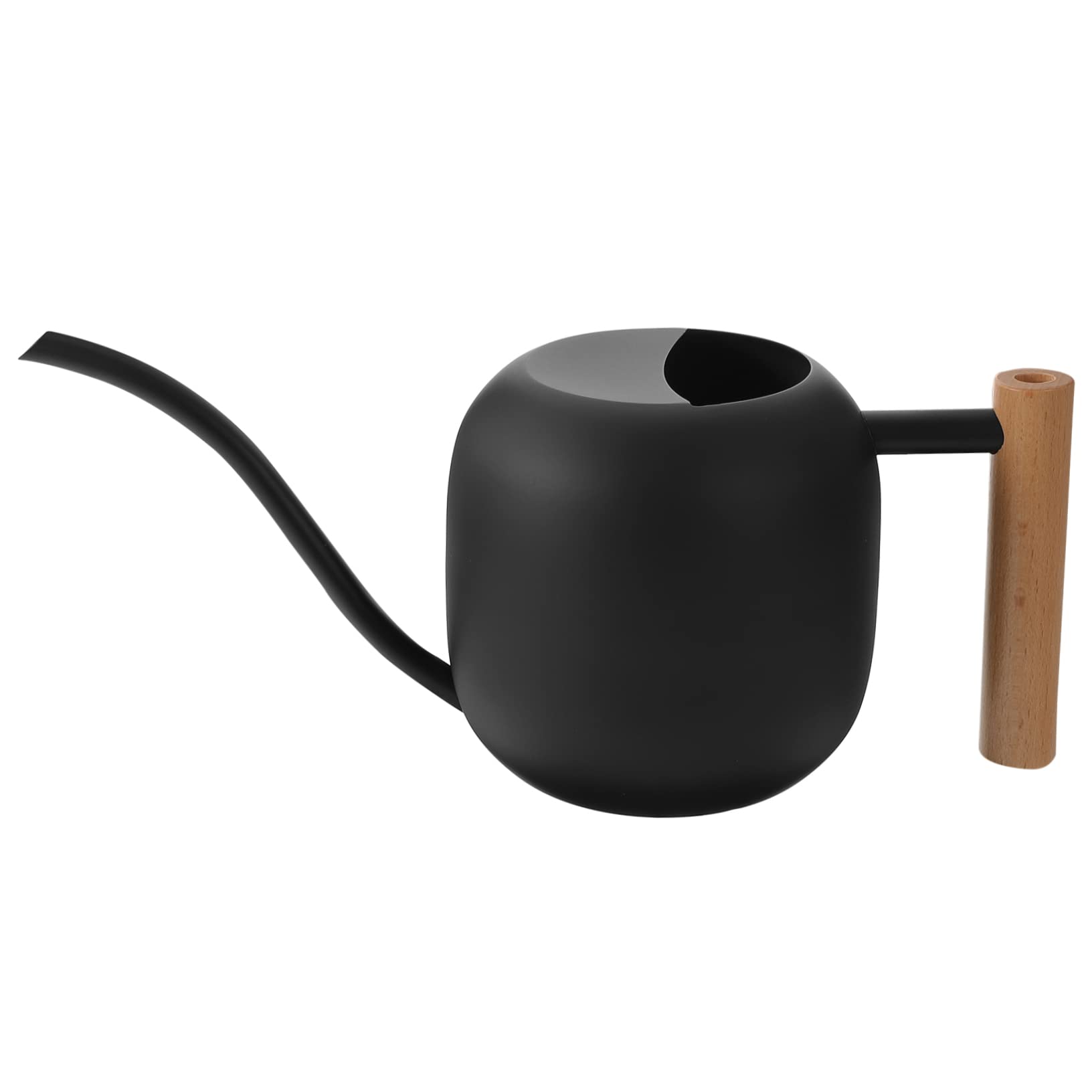 Regadera de Acero Inoxidable con Mango de Madera, Estilo Vintage para Riego en Interior y Exterior