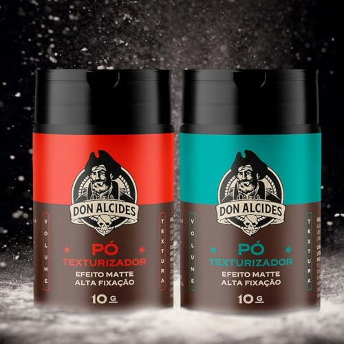 Kit 2x Modelador Em Pó Barba Negra e Calico Jack Don Alcides