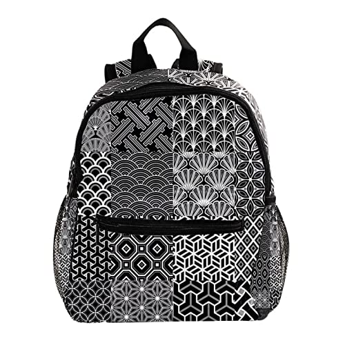 Sac à dos pour garçons et filles motif lama blanc - Sac à dos pour enfants multicolore 30,5 cm