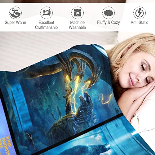 Anime Blanket Ultra Soft Flannel Fleece Throw Blankets For Sofa Bed Couch Travelling Camping For Kids Adults Gifts All Season 50"X40" #TOP5