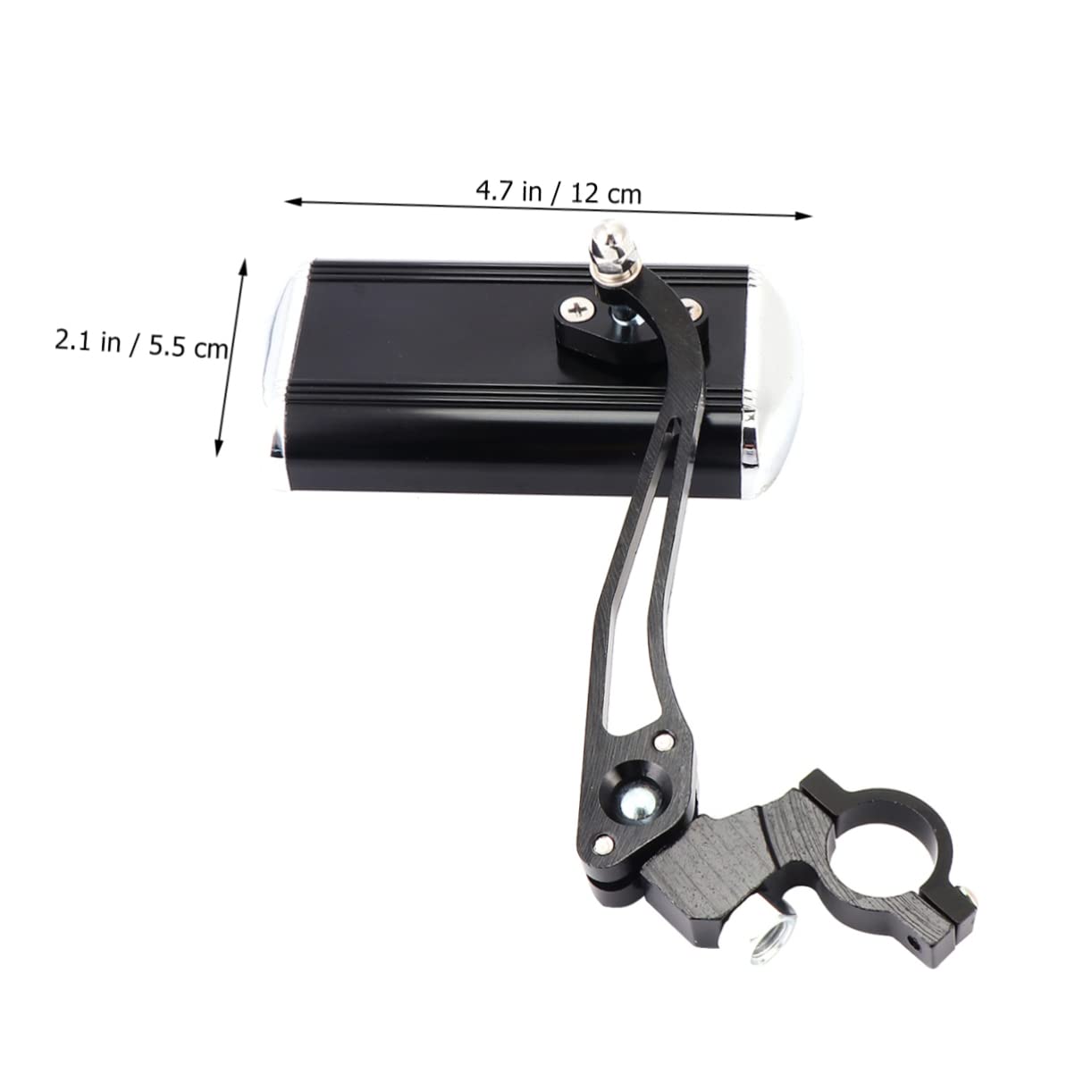 ifundom 1Pc Alloy Rearview Mirror for Bicycle High Definition Rotatable Handlebar Mirror Fit for Viewing Angle for Mountain and Road