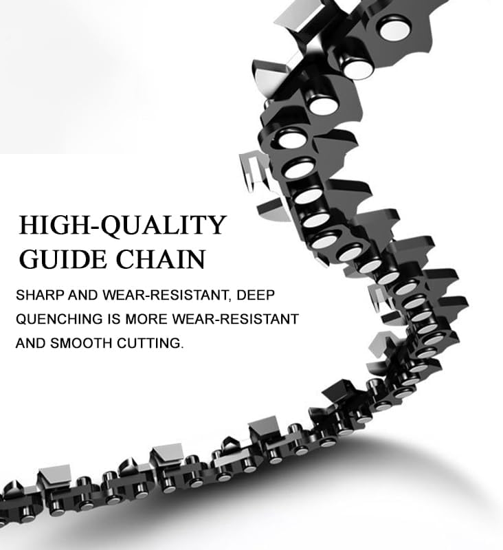 21Vコードレスミニ電動チェーンソー充電式木製カッターチェーンソー木工ツール、バッテリーなし。